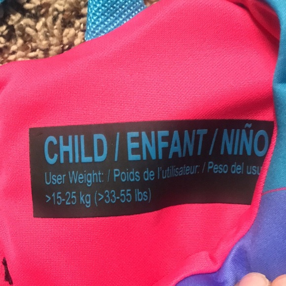 Body Glove Girls Life Jacket Fits 33-55 LBS | NWT - Picture 4 of 5